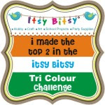 Won Itsy Bitsy Tricolor Challenge