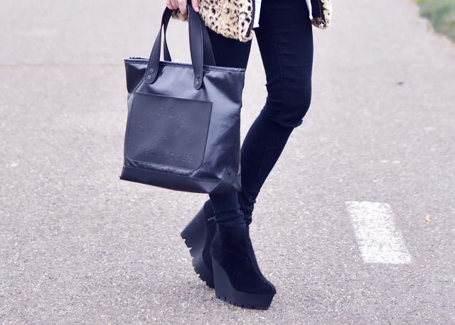Marc by marc jacobs, tote bag, cheap monday, monolit boots, pony hair, street style, trends, 2015, 