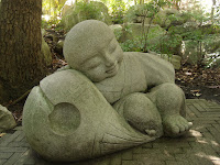 boy buddha Chinese garden Sydney