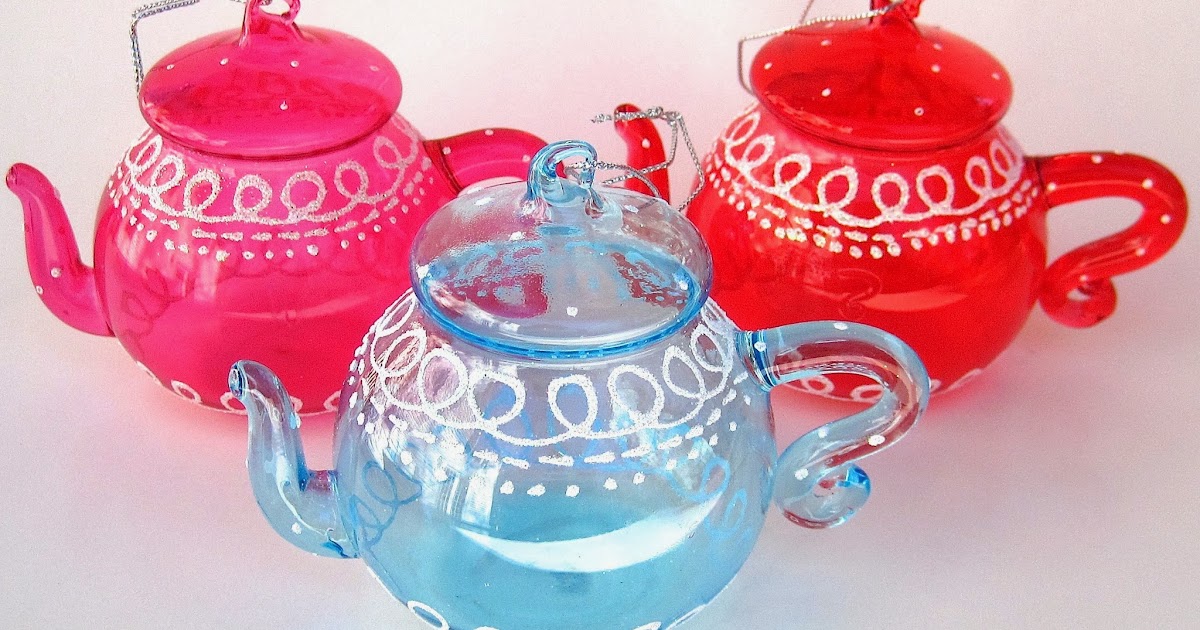 Tea With Friends Teapot ornaments from Target