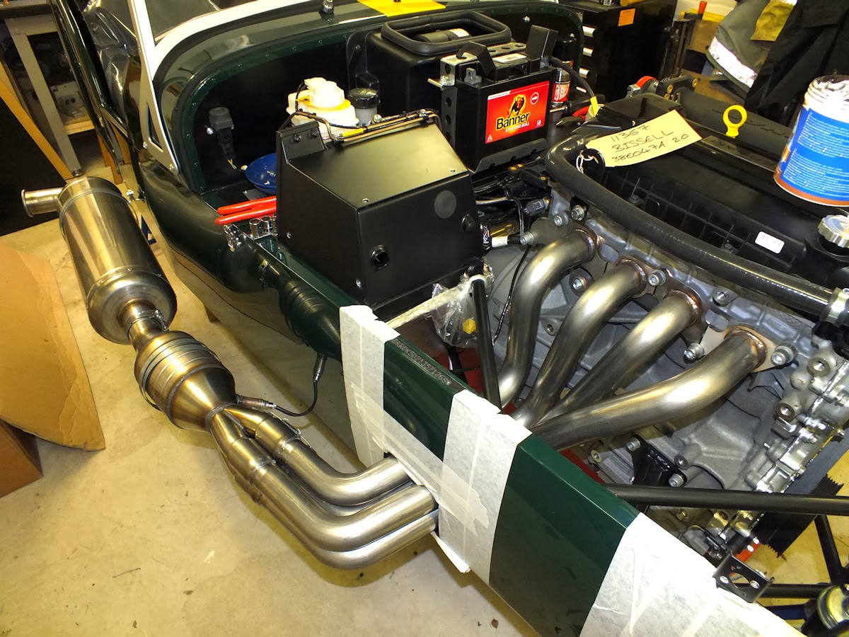 Caterham Seven Build Build Day 7 Exhaust & Steering