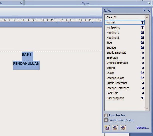 Cara Membuat Daftar Isi Di Word 2007 Menggunakan Tab | cara membuat daftar isi otomatis di ms word belajar Cara Membuat Daftar Isi Di Word 2007 Menggunakan Tab | cara membuat daftar isi otomatis di ms word belajar