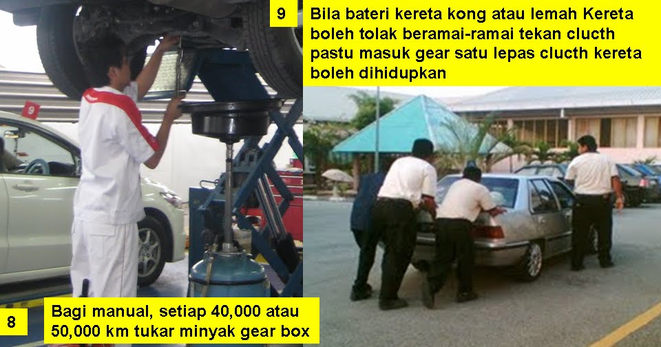 Fire Starting Automobil Kereta Gear Auto dan Gear Manual