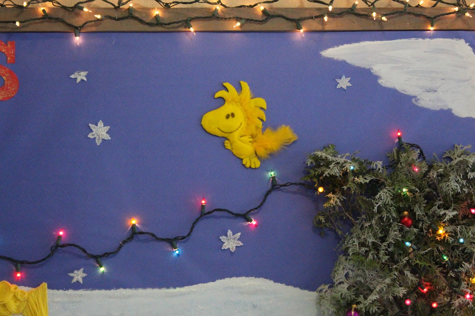 School Bulletin Boards Winter Bulletin Board Charlie Brown Snoopy