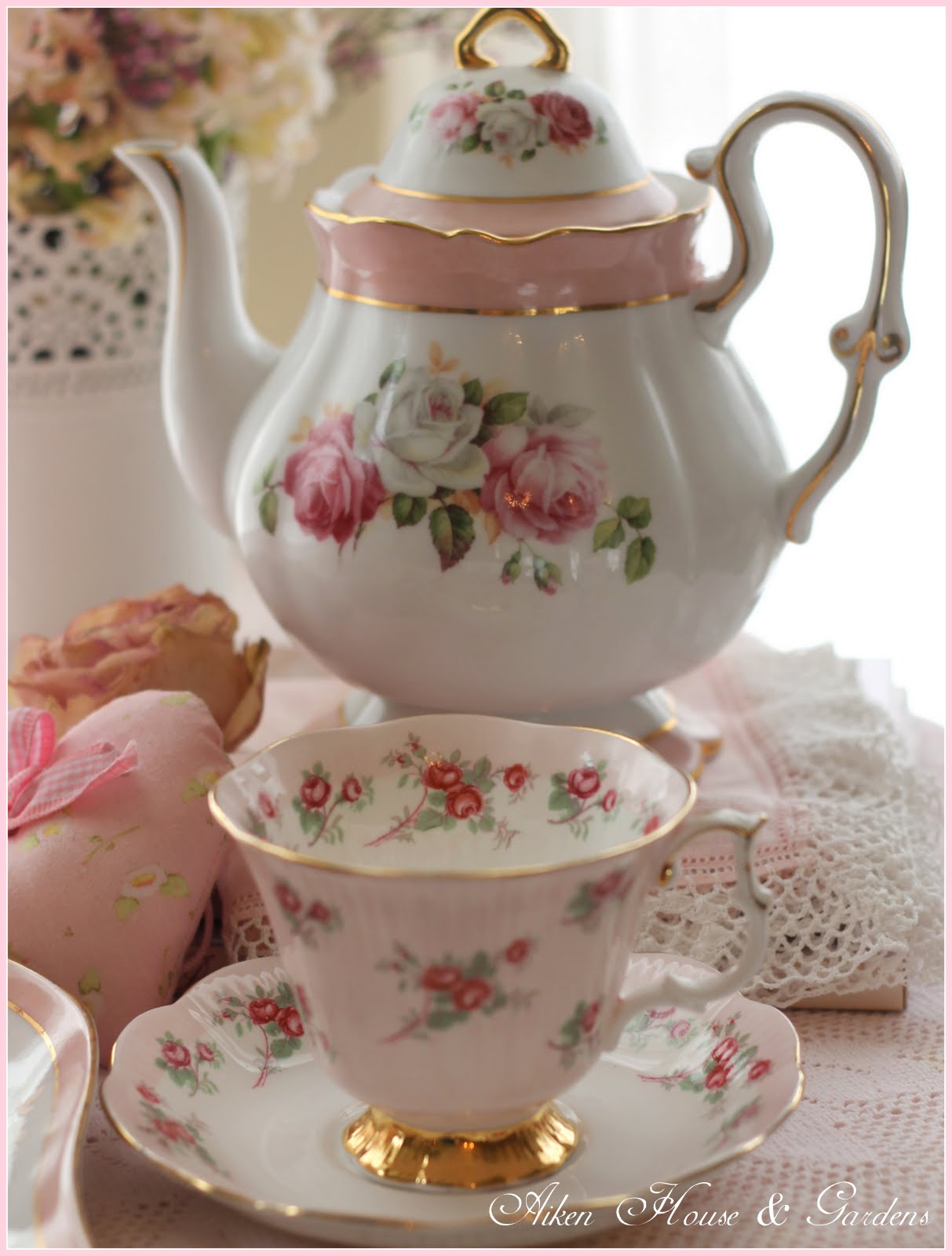 Aiken House & Gardens Pink Valentine's Day Tea