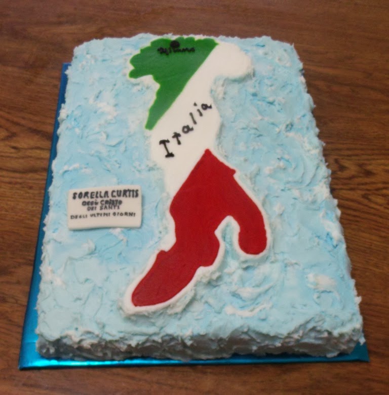 Milan Italy Missionary Cake