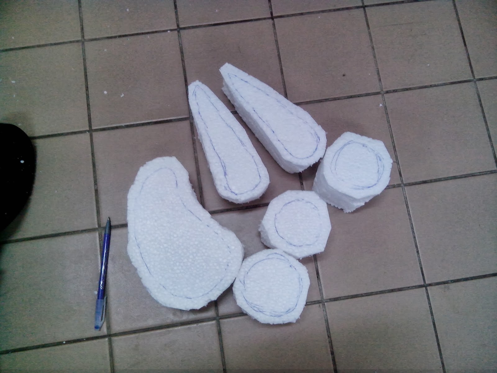 welt der carving Styrofoam Carving