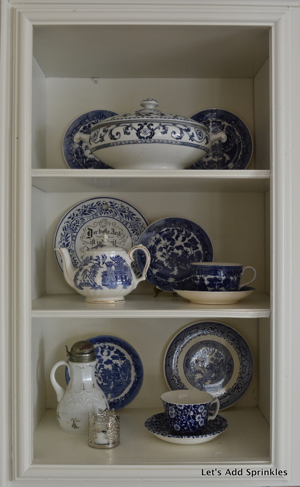 Let's Add Sprinkles Blue Willow/ Winter Decor