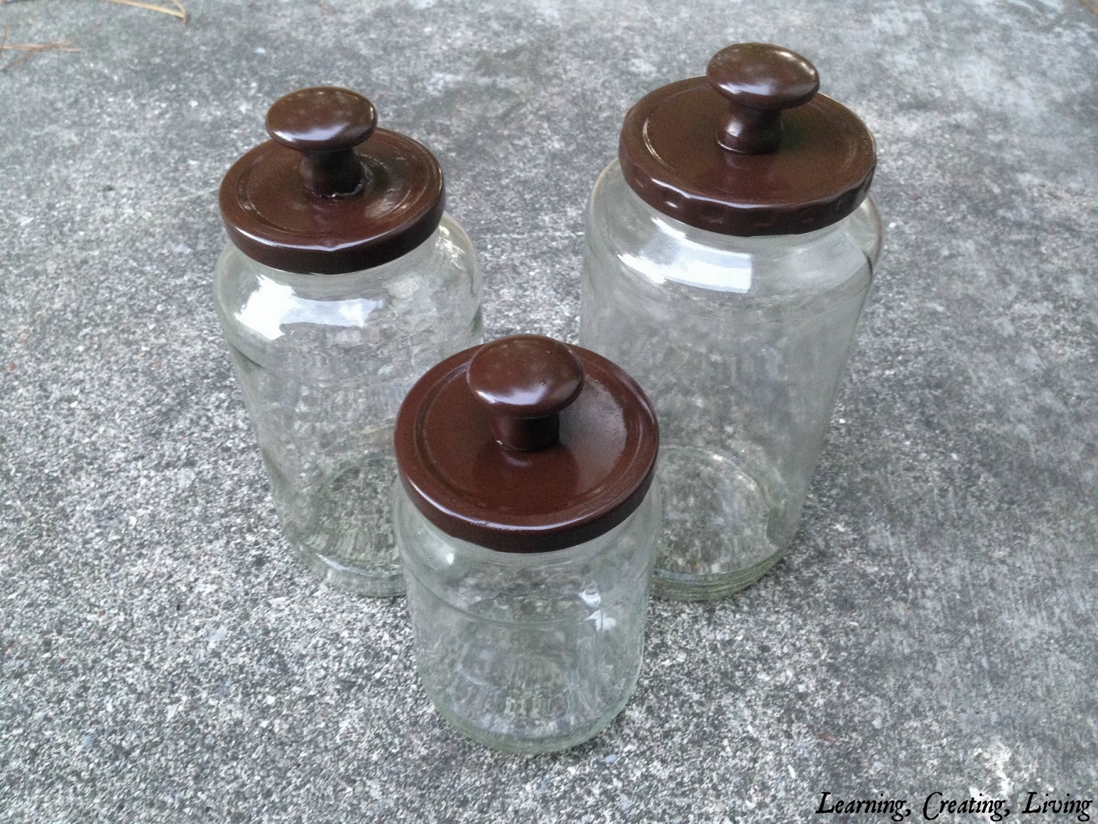 Learning Creating Living Glass Jars With Knobs