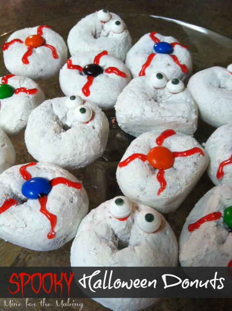 Halloween Week: Spooky Halloween Donuts - Mine for the Making