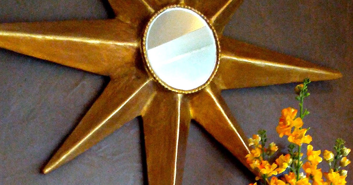 House Revivals How to Make a Paper Mache Star Burst Mirror