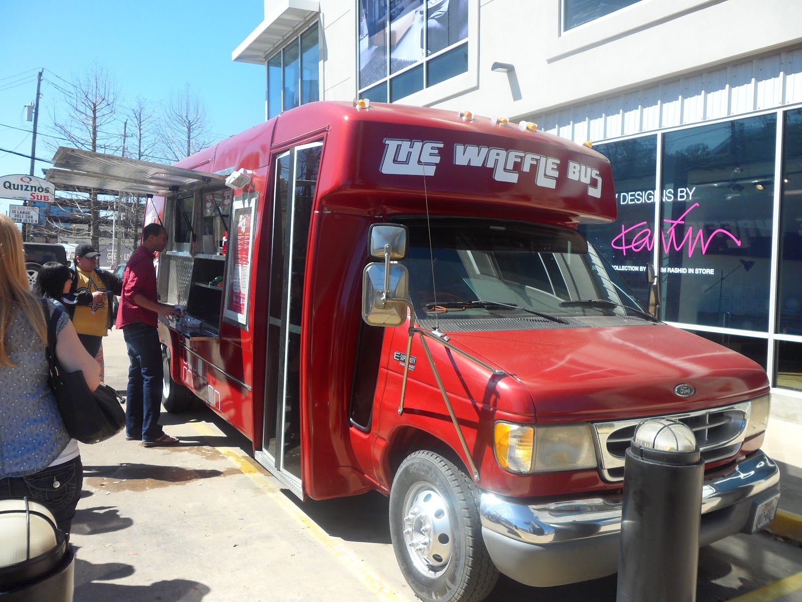 Houston Food Truck Foodie The Waffle Bus