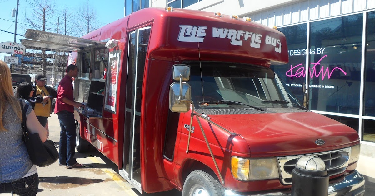 Houston Food Truck Foodie The Waffle Bus