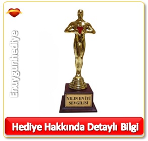 Kişiye Özel Kalpli Sevgili Oscarı Sevgililer günü hediyeleri