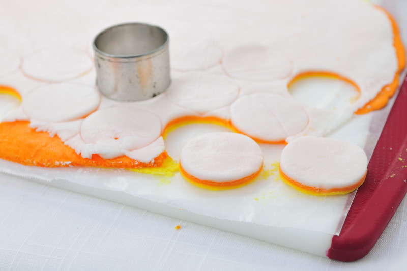 Haniela's Candy Corn Peppermint Patties