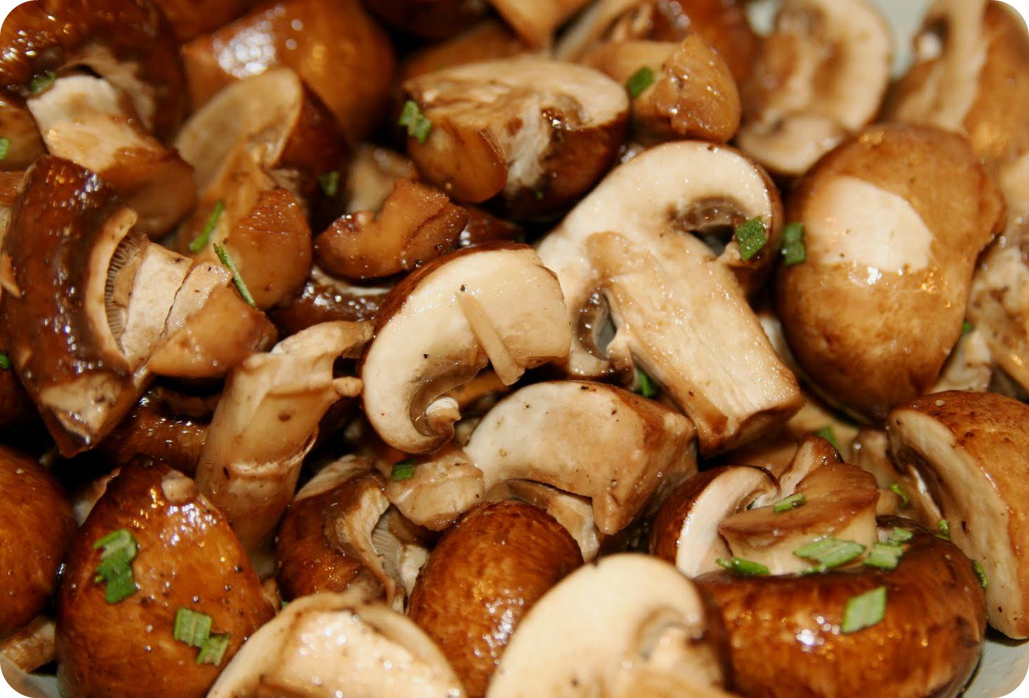 Recipe Roasted Mushroom Medley chicago foodie girl