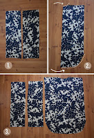 Patrón y tutorial: kimono fácil Patrón y tutorial: kimono fácil