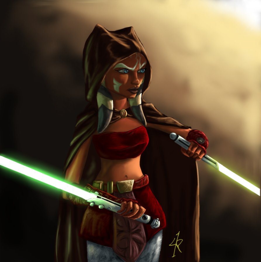 Star Wars Art Month Day 16 Ahsoka At Work