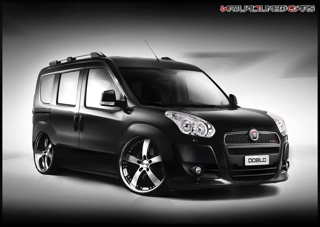 Novo Fiat Doblo 2012 dub, rebaixado + rodas 20