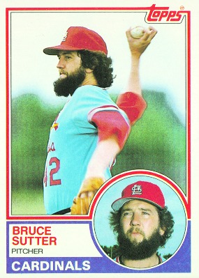 1983 Topps Blog: #150 Bruce Sutter - St. Louis Cardinals