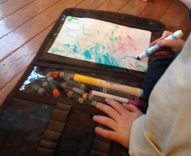 Portable Dry Erase Drawing Kit Sunny Day Family