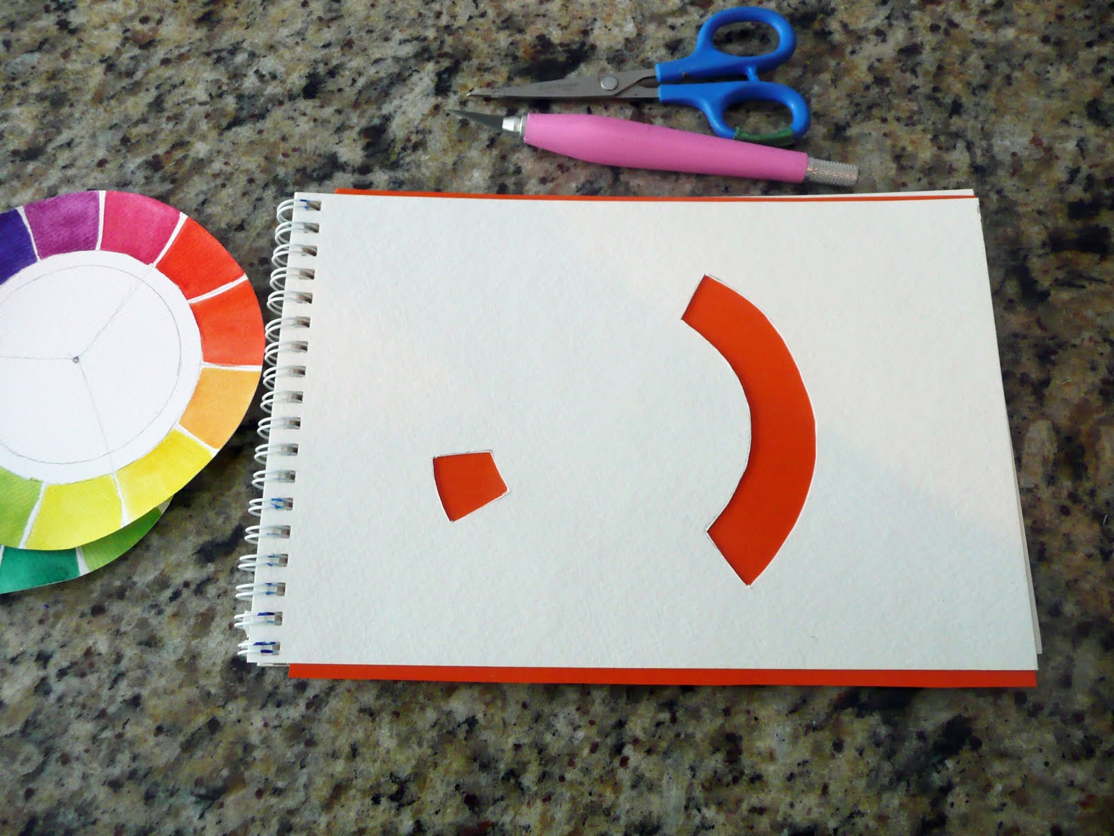 that artist woman How to Make a Color Wheel for your Sketchbook