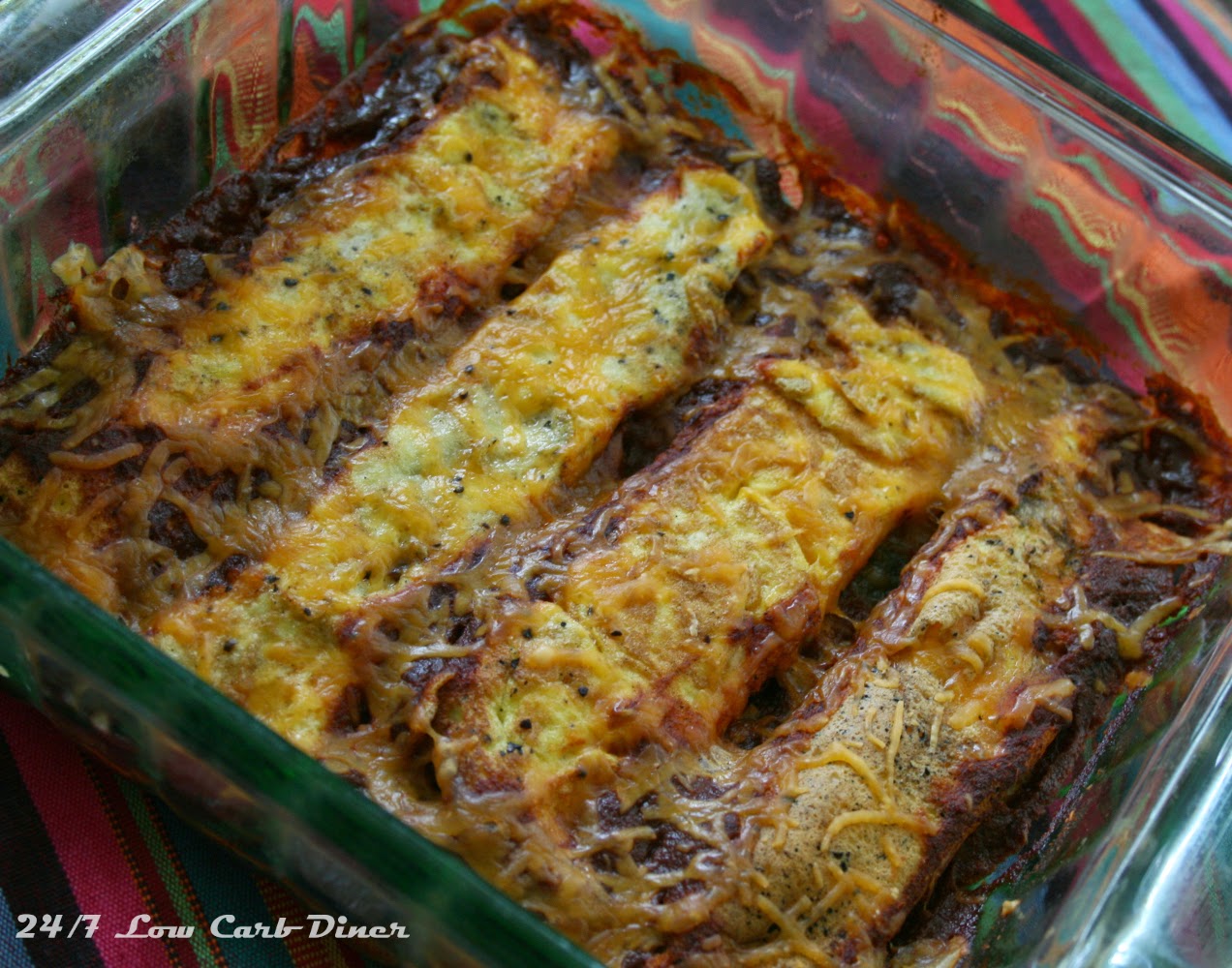 24/7 Low Carb Diner Incredible Egg Enchiladas