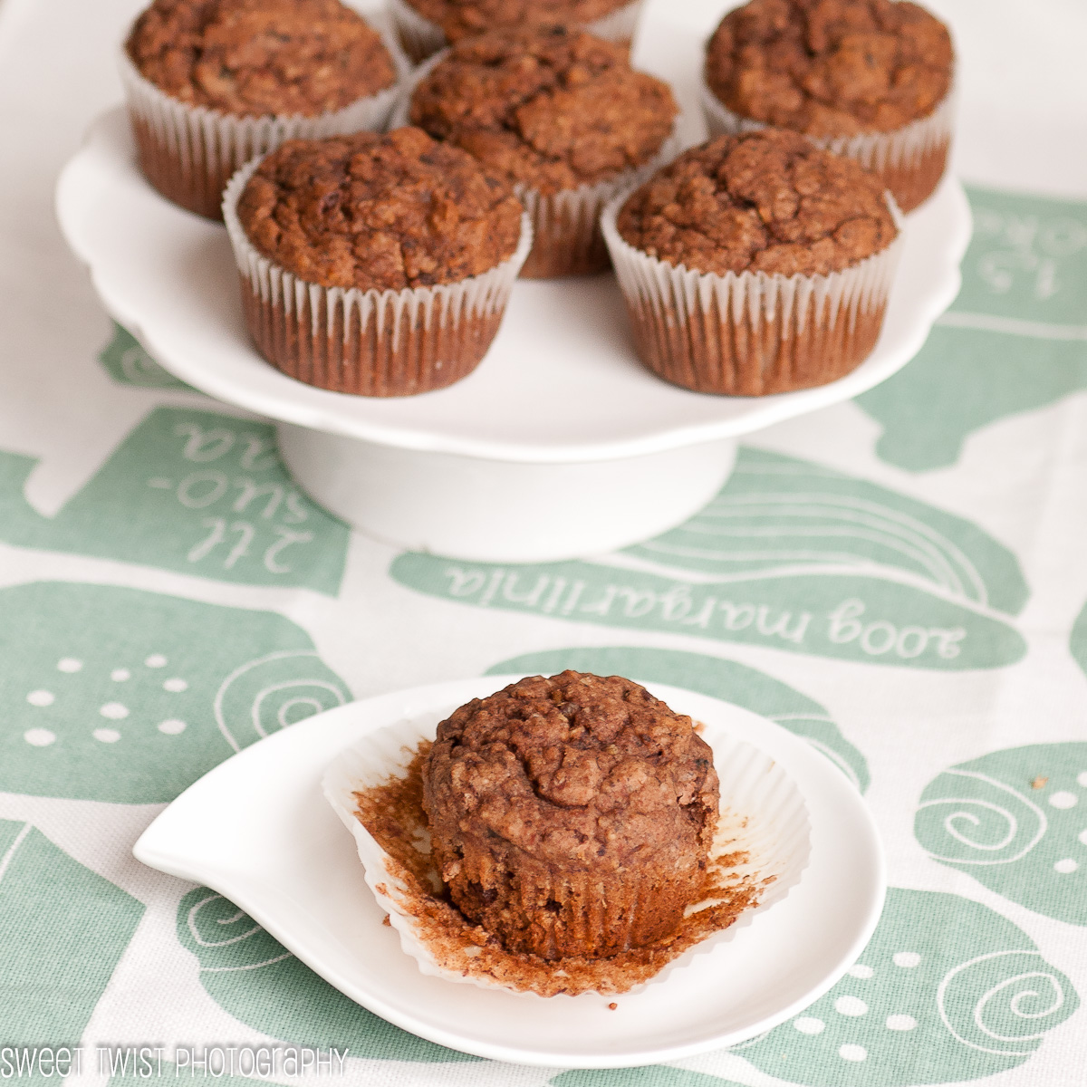 Sweet Twist of Blogging Banana Lentil Muffins