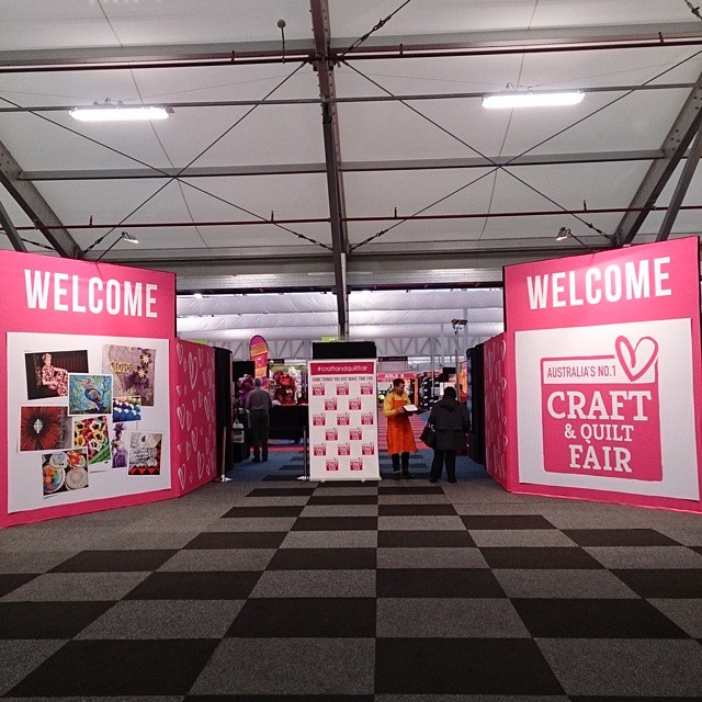 kerrie gurney Craft & Quilt Fair Sydney Recap