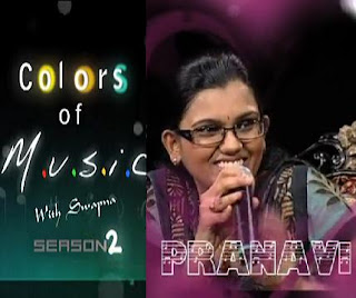 Pranavi in Colors of Music with Swapna