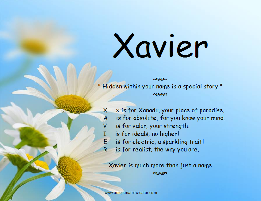 Xavier Unique Name Creator