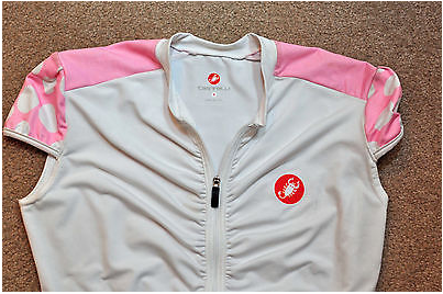 pink castelli jersey