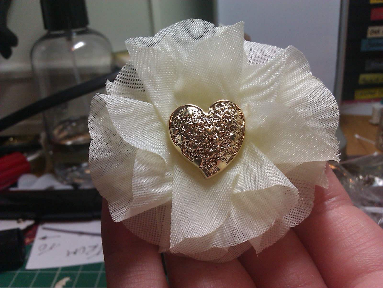 Crafty Loops Flower Tutorial Petaloops Making flowers from fake petals