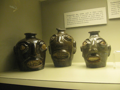 And some small cool face jugs. (I also have a collection of face jugs