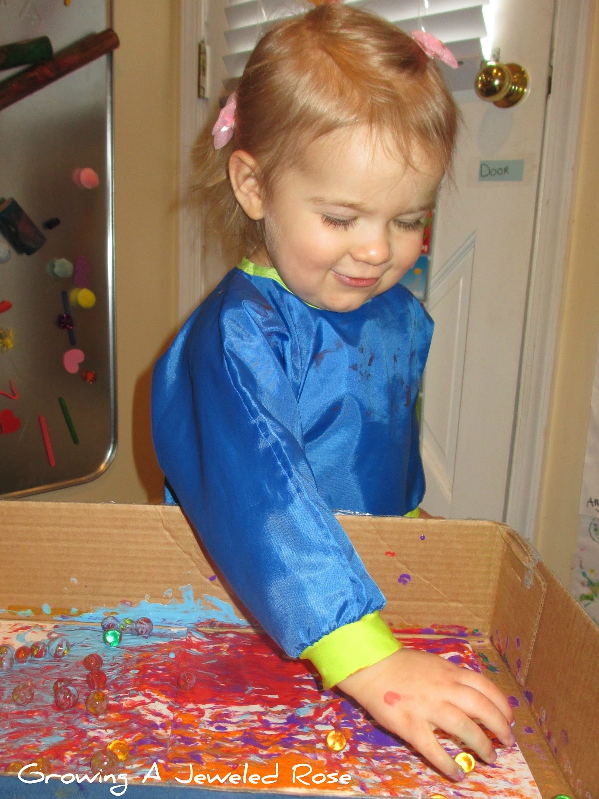 Water Bead Painting Growing A Jeweled Rose