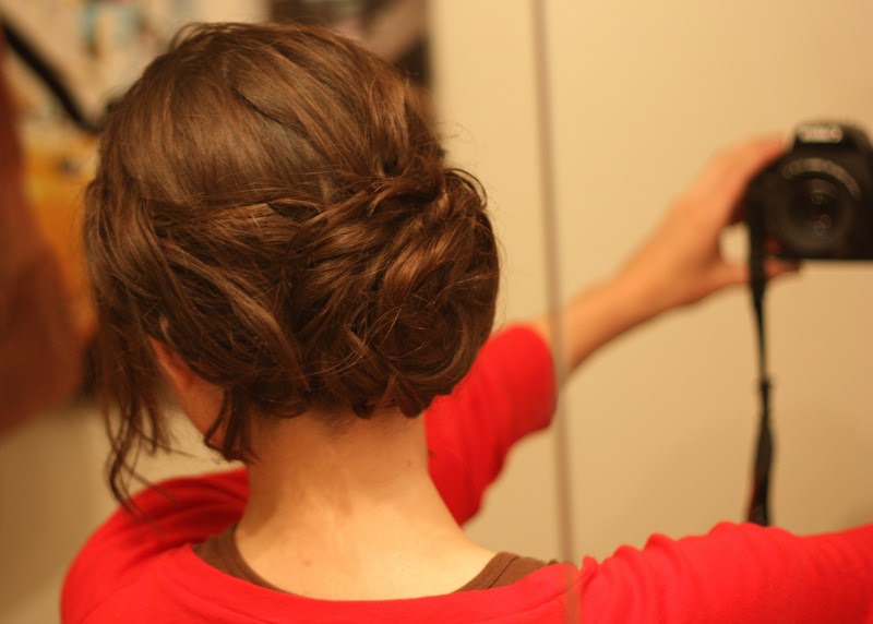 soho bridesmaid hair messy