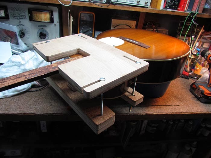 Crawls Backward (When Alarmed) Neck Removal on the Kay K22 Acoustic Guitar