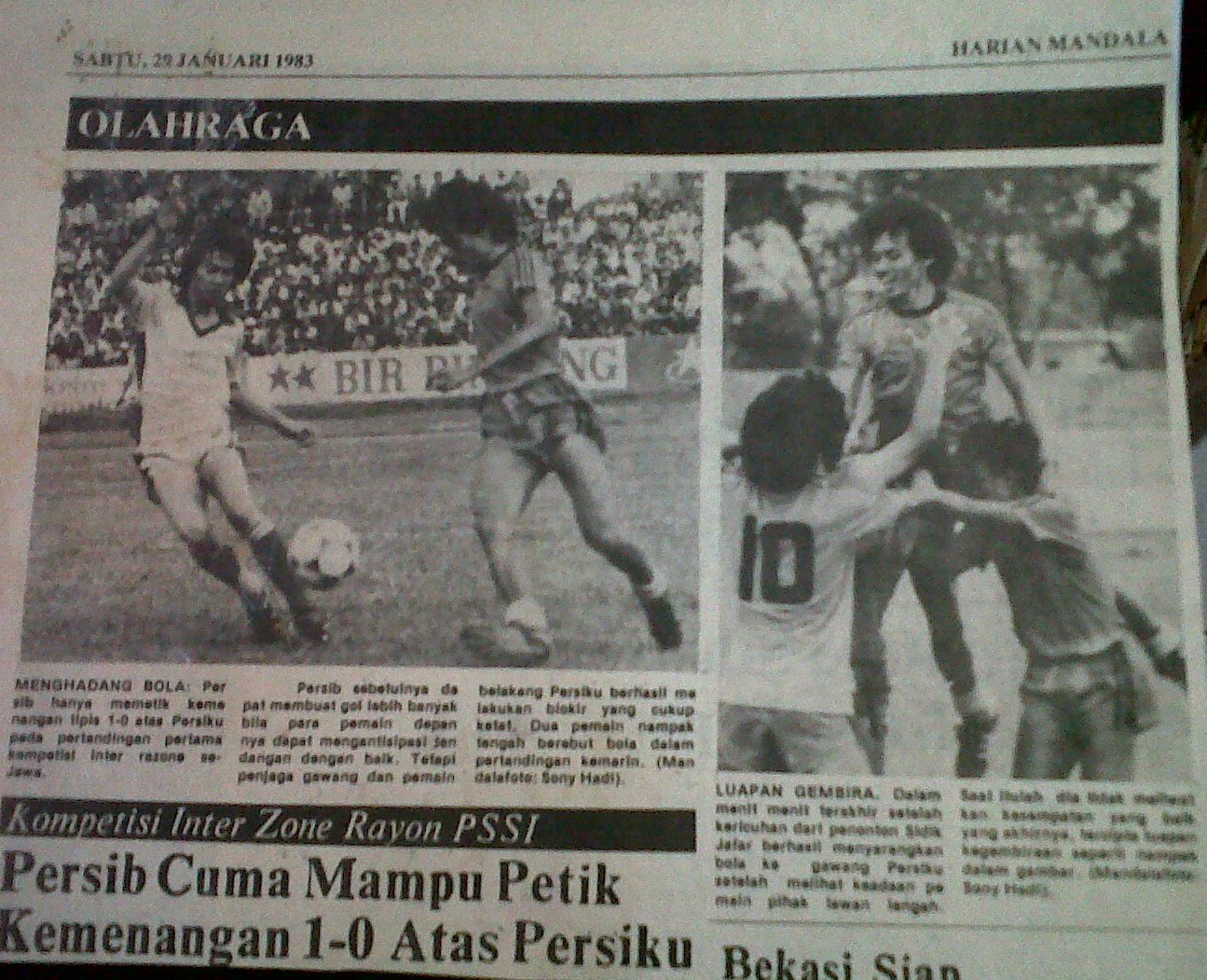 Persib di Tahun 80-an - Tahun 80 Persib Era 80 An