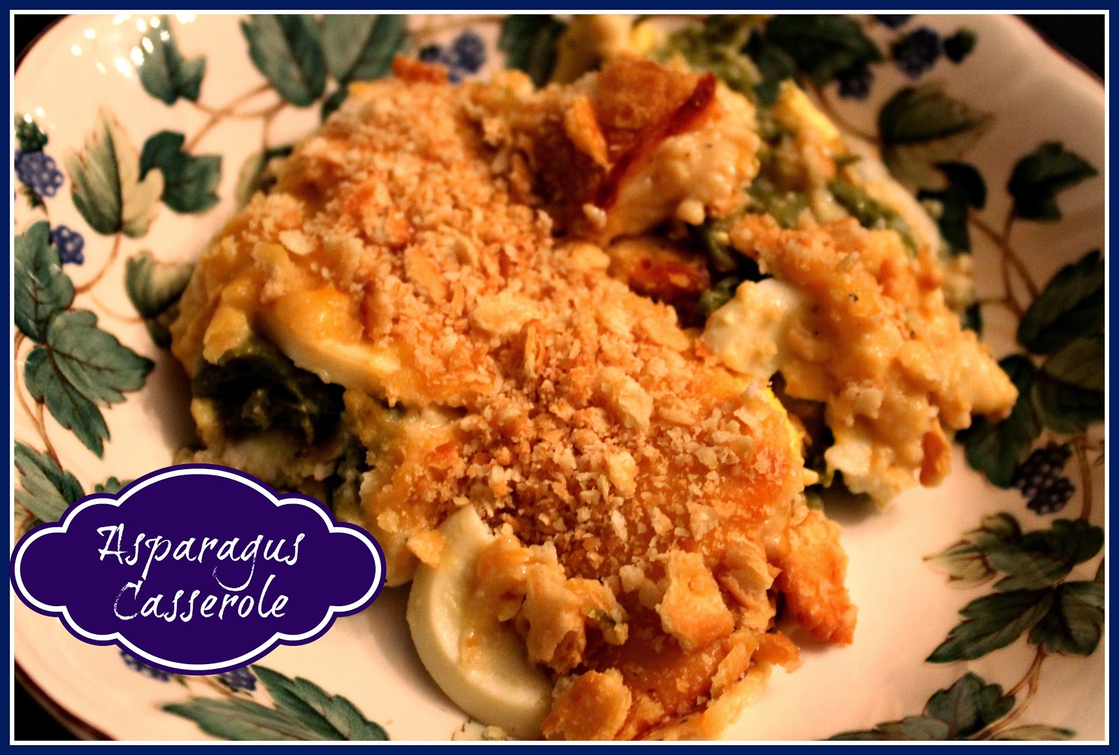 Sweet Tea and Cornbread Asparagus Casserole!