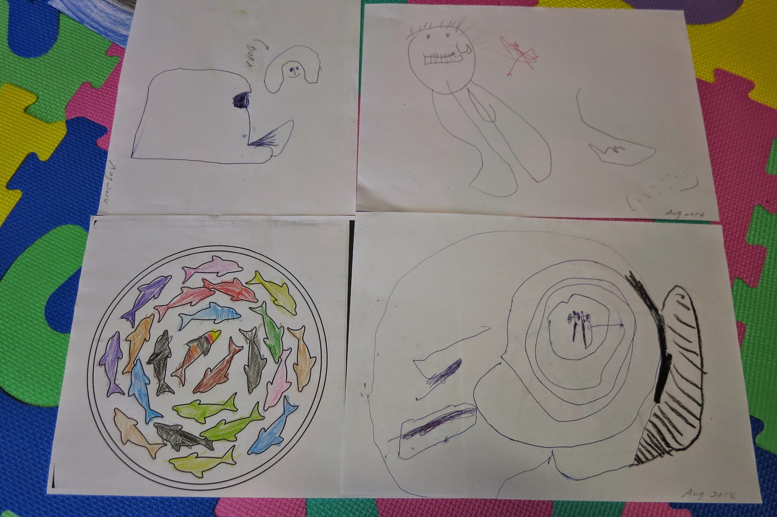 14 50 Cafe Zeit 長女３歳の時の絵