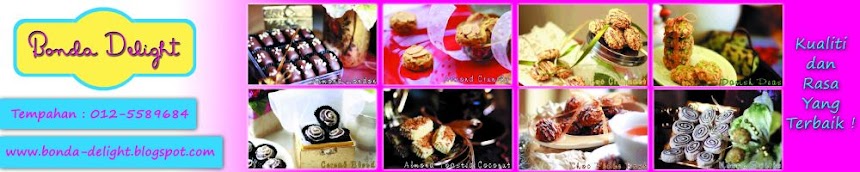 Bonda Delight Cookies - Biskut, Kek dan Kuih Raya Dengan Kualiti & Rasa Yang Terbaik