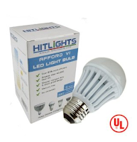 HitLights AffordVI A19 Warm White LED Light Bulb, E26 Standard Household Base, 380 Lumen, Replacement for 40 Watt, UL Listed product image