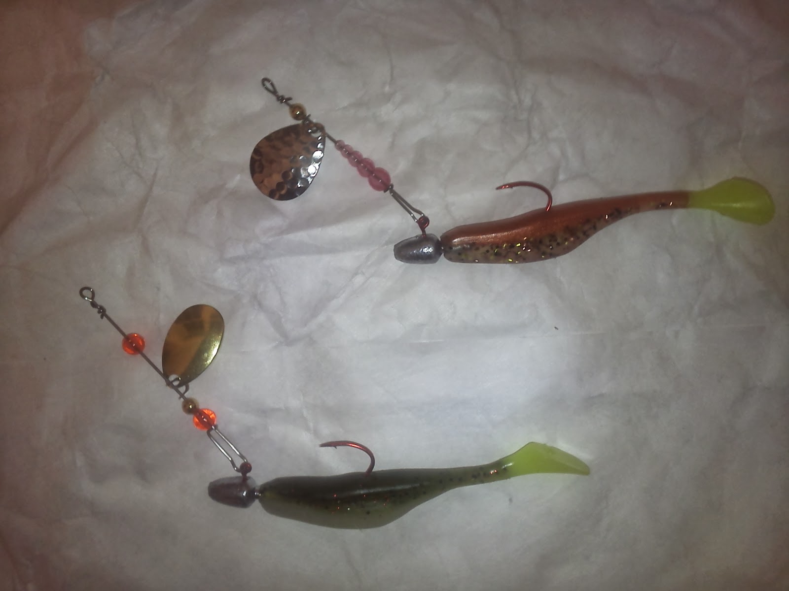 making inline spinner baits