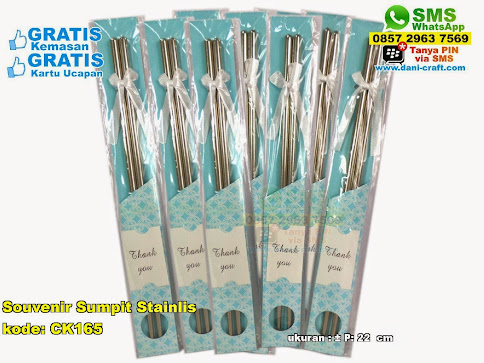 Souvenir Sumpit Stainlis Souvenir Sumpit Stainlis