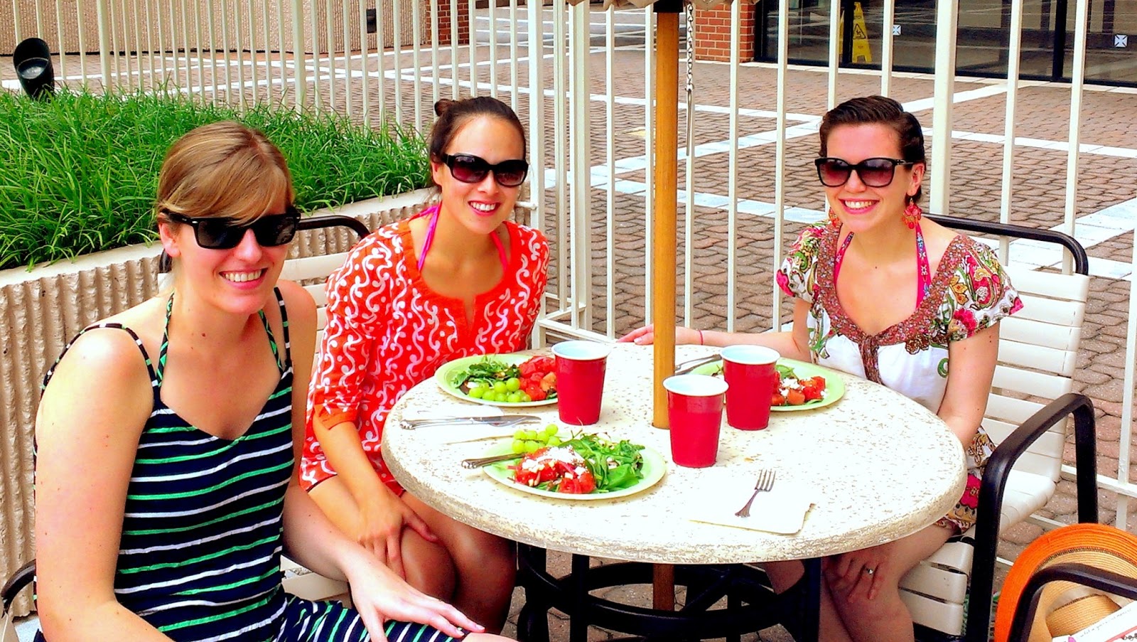 Eat Hard Work Hard Skinny and Delicious Pool Potluck Party