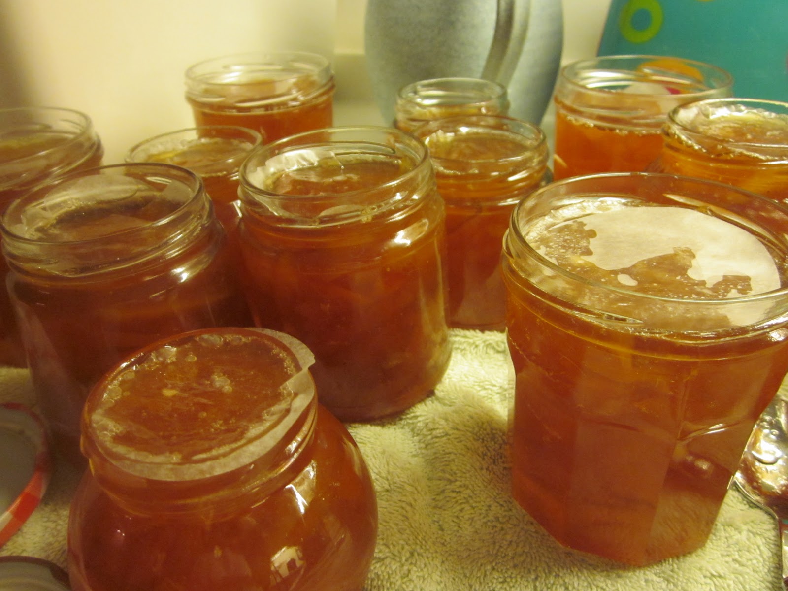 Ma's Pressure Cooker Marmalade Blue Sky and Bunting