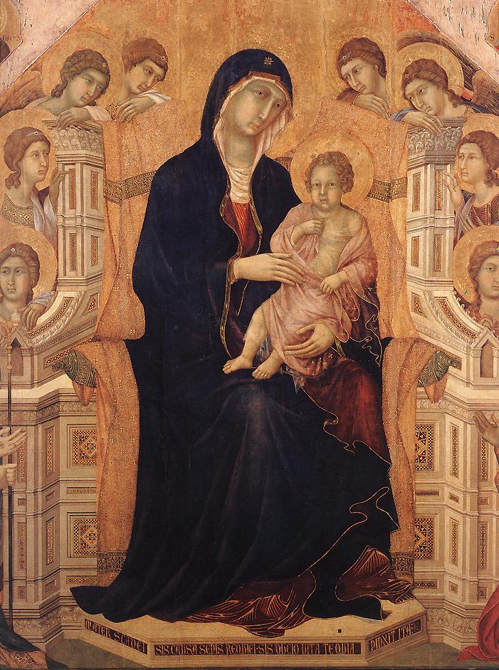 duccio di buoninsegnas madonna and child essay The maestà, or maestà of duccio is an altarpiece composed of many individual paintings commissioned by the city of siena in 1308 from the artist duccio di buoninsegna the front panels make up a large enthroned madonna and child with saints and angels, and a predella of the childhood of christ with prophets. duccio di buoninsegnas madonna and child essay The maestà, or maestà of duccio is an altarpiece composed of many individual paintings commissioned by the city of siena in 1308 from the artist duccio di buoninsegna the front panels make up a large enthroned madonna and child with saints and angels, and a predella of the childhood of christ with prophets.