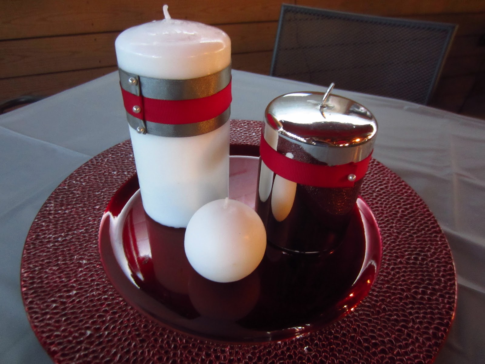 Simply DIY 2 Quick Candle Centerpieces