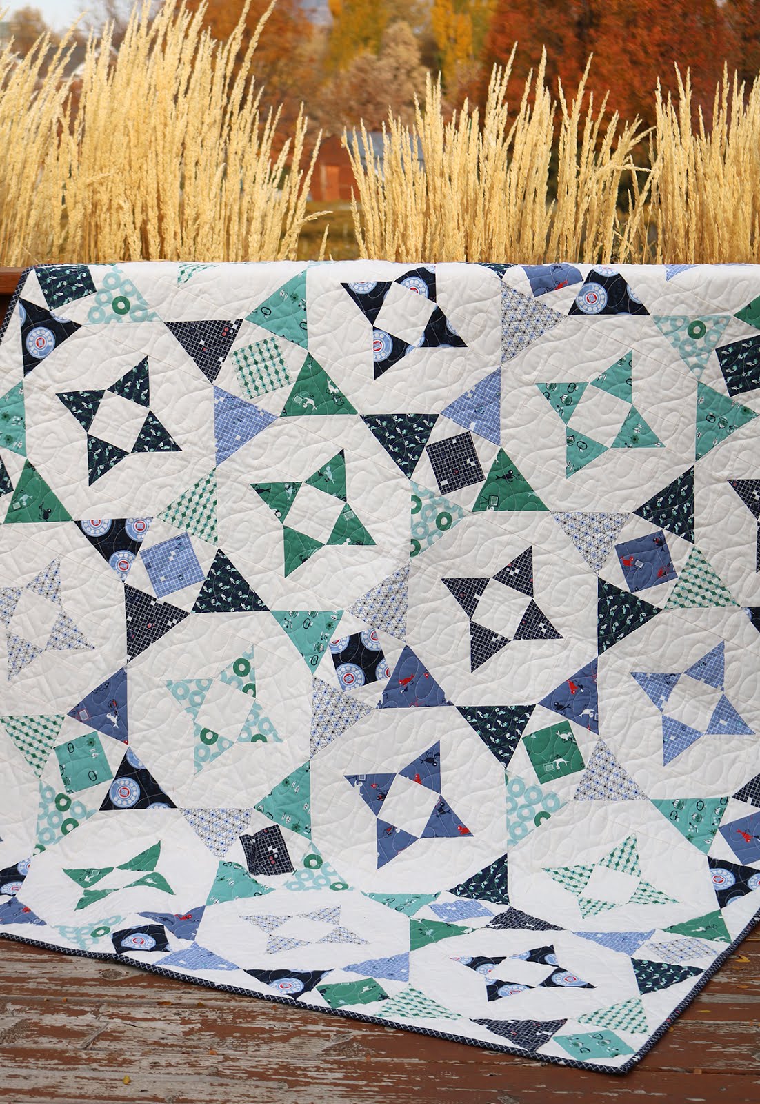 A Bright Corner Court Jester Quilt Finish