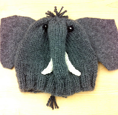 One Knit One Purl: Elephant Hat